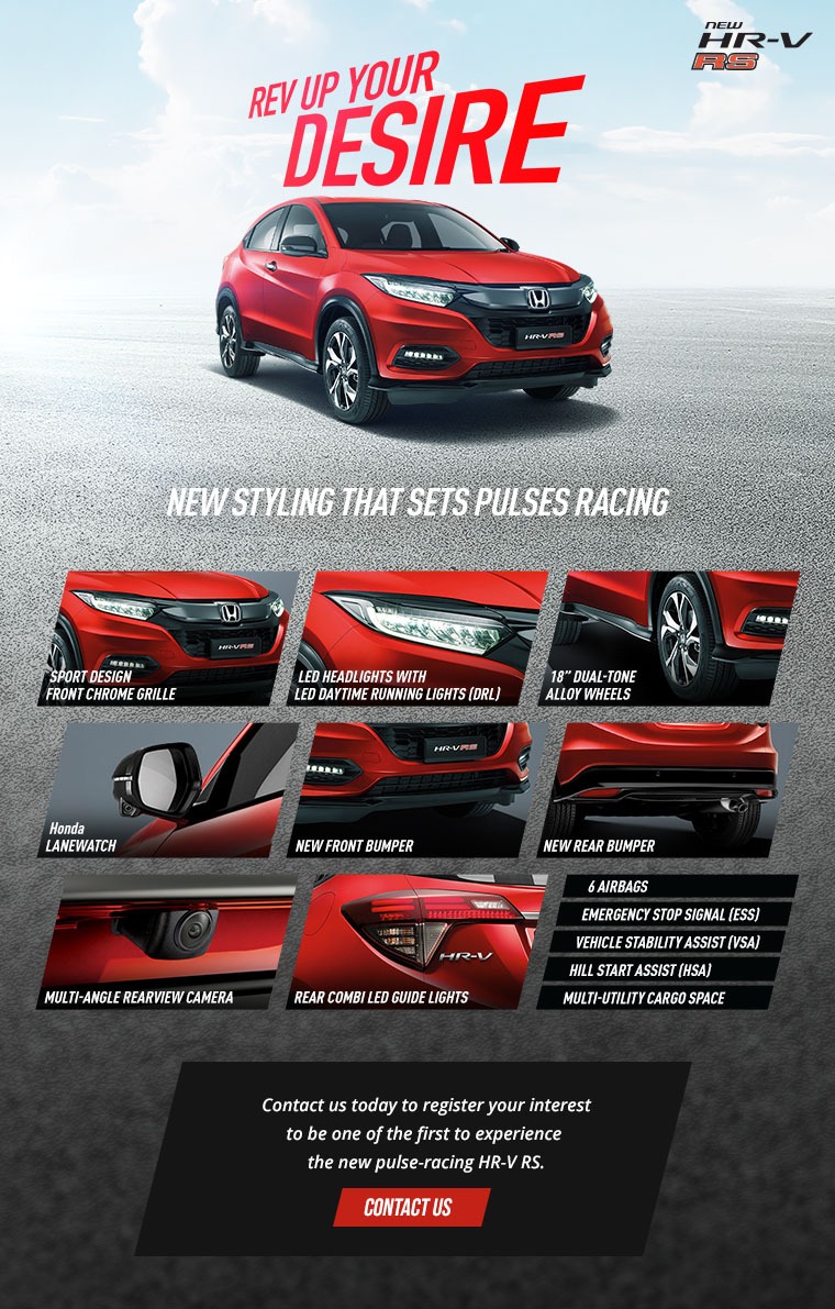 Honda HR-V RS red spec