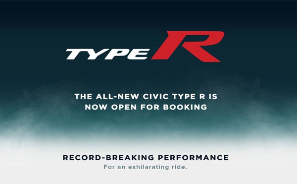 The All-New Civic Type-R is Open for Booking Now!